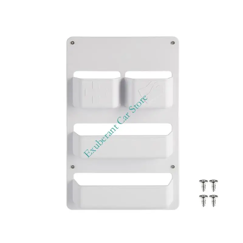 H3CE Campers Door Storage Box Waterproof Compartments Organizing Accessories Easy Installation for Campers Interiors