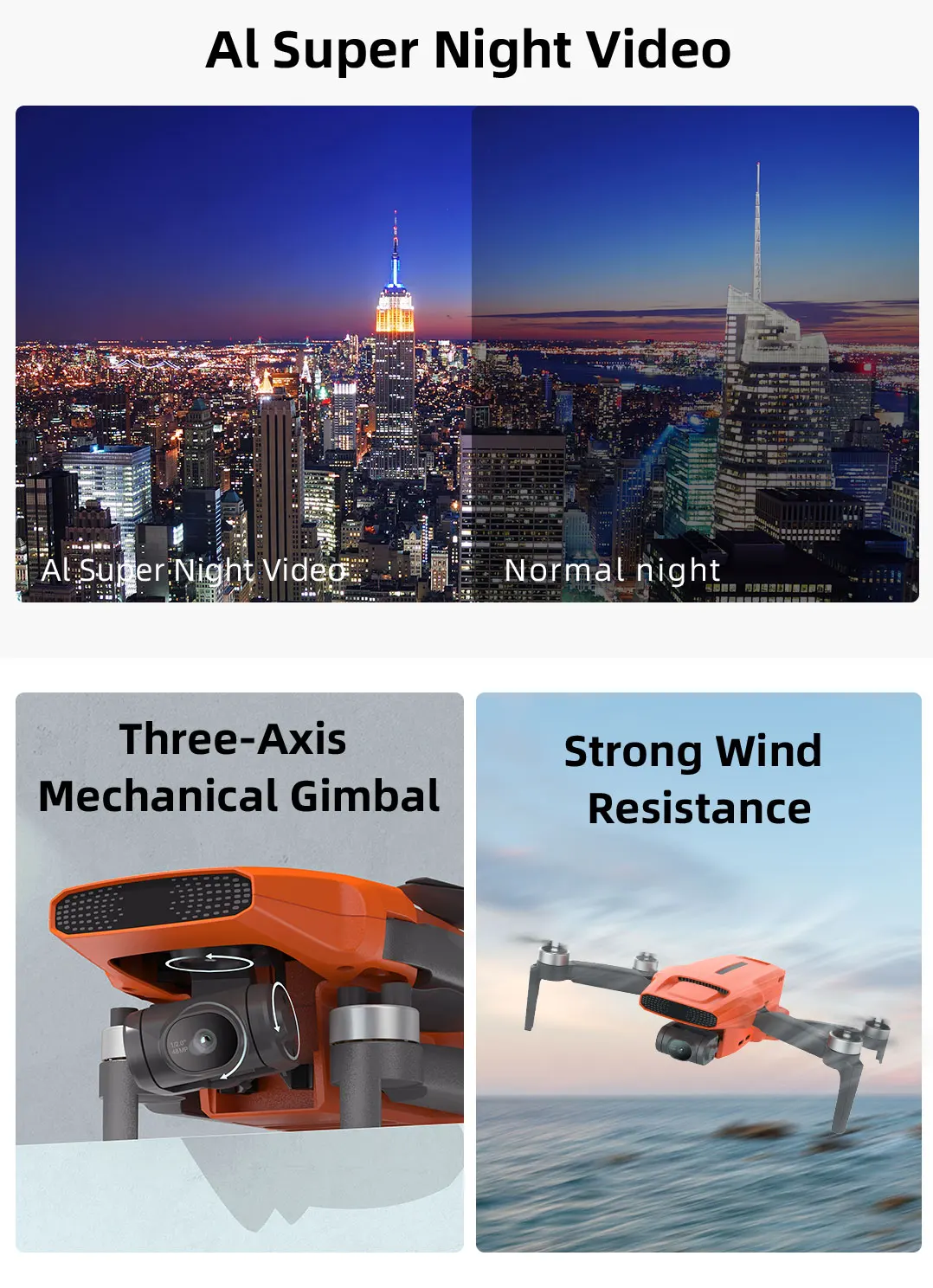 جديد في المخزون FIMI MINI 3 المهنية FPV كوادكوبتر 4K 60fps 48MP 1/2 بوصة الاستشعار كاميرا AI ليلة فيديو 9 كجم مسافة الطيران 3-محور Gimbal 249g C0 الطائرة بدون طيار السنة الجديدة ، مهرجان عيد الميلاد هدية #5