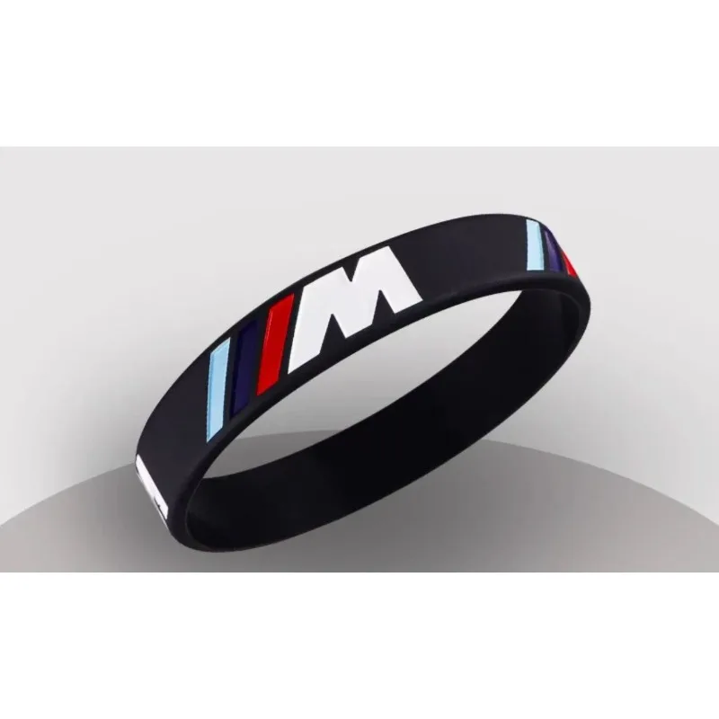 

BMW Motorcycle Car Sports Bracelet Soft Silicone Bracelet Four Colors Game Bracelet Racing Decor sports fashion bracelet