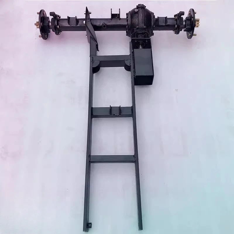 Four-wheel Drive Carding Motorcycle Accessories, Modified Drag Bucket Big Bull Beach Disc Brake Shaft Drive Rear Axle Assembly view 4