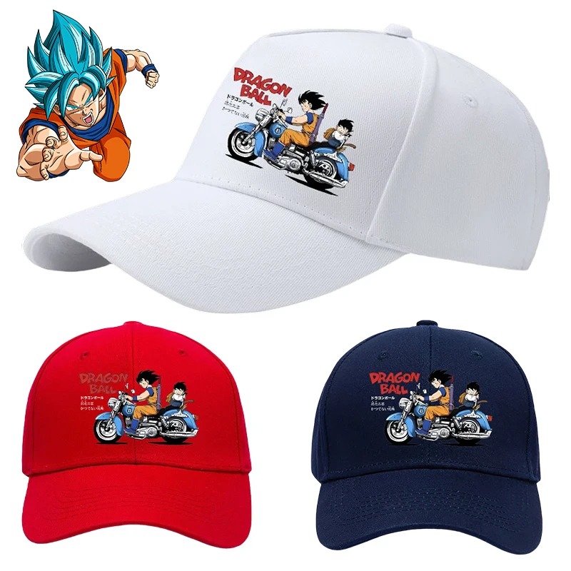

Dragon Ball мультфильм Сон Гоку мужская бейсболка аниме модная летняя шляпа от солнца женская тенденция уличная повседневная хип-поп фуражка подарок