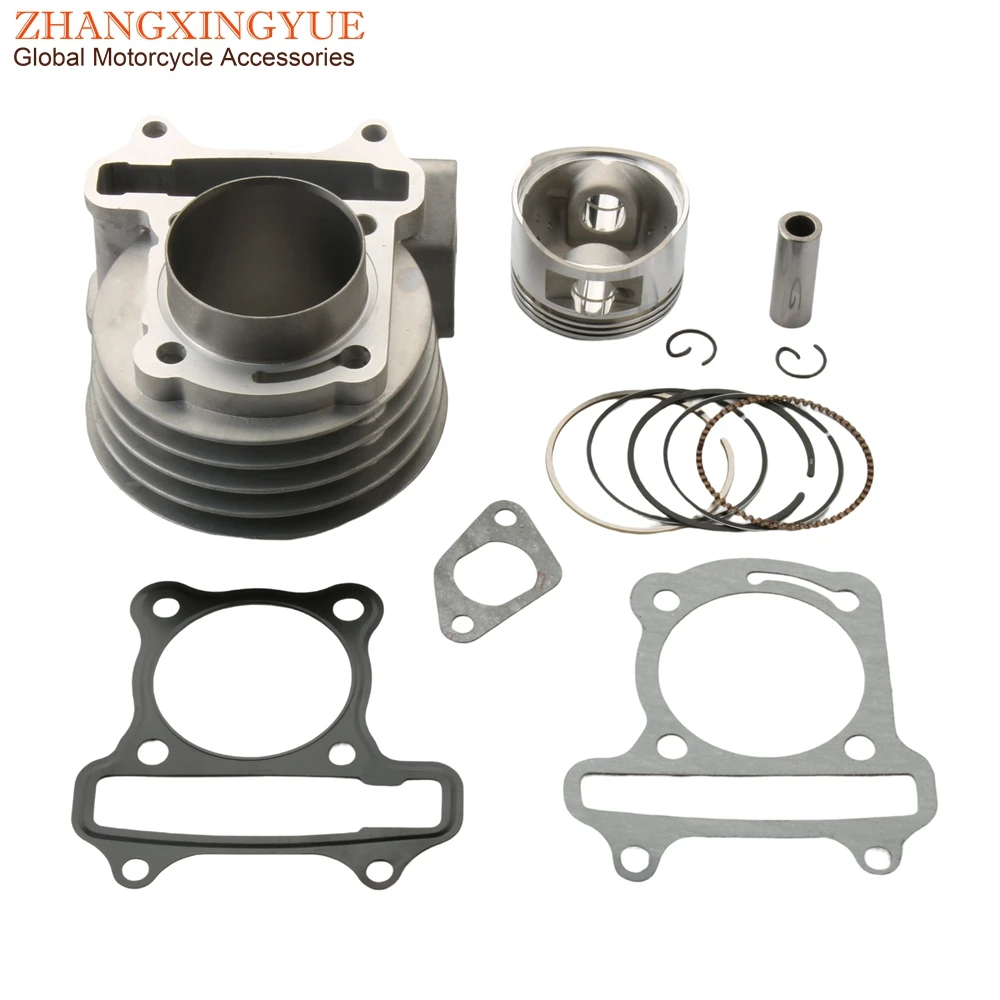 52mm 105cc Big Bore Racing Cylinder Kit & Head Assembly For Peugeot Kisbee 50 V-Clic 50cc 4T