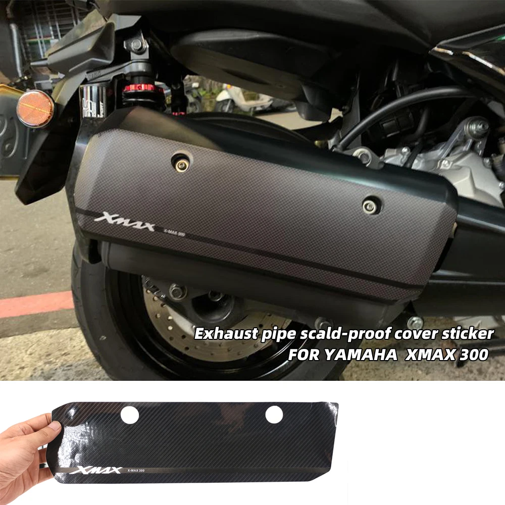 for yamaha xmax 300 accessories xmax300 accessori x max300 Exhaust pipe scald-proof cover sticker x max 300 2017-2020 2021 2022