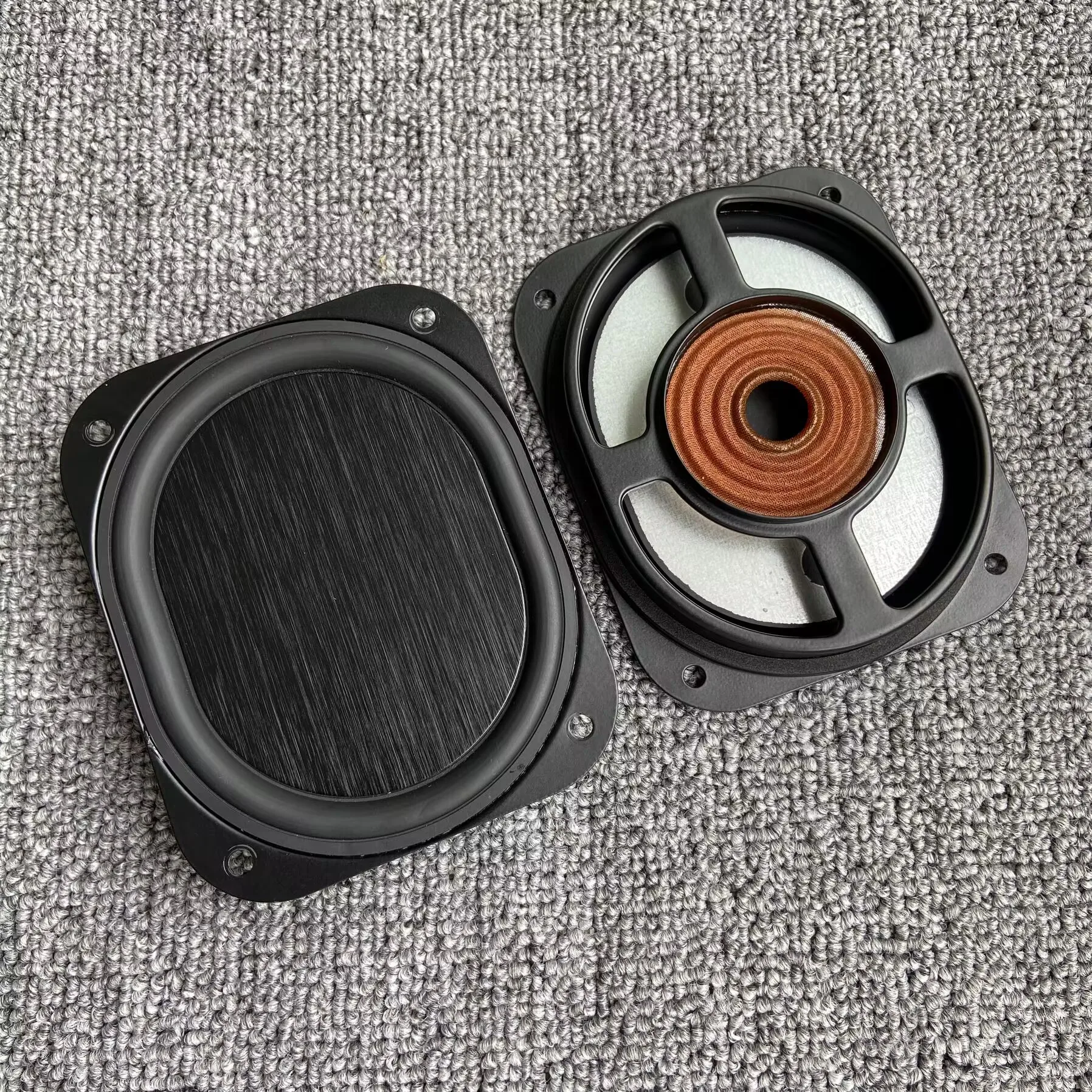 GHXAMP For Definitive Technology 111*90mm Low Frequency Radiator Small Mini Vibration Board DIY Speaker Auxiliary Bass 2PCS