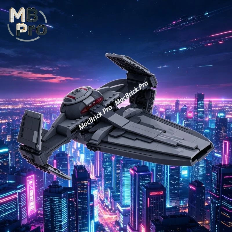 

Конструктор MOC Stealth Starfighter: Модель-копия Sith Infiltrator в стиле Scimitar, коллекционный набор для демонстрации