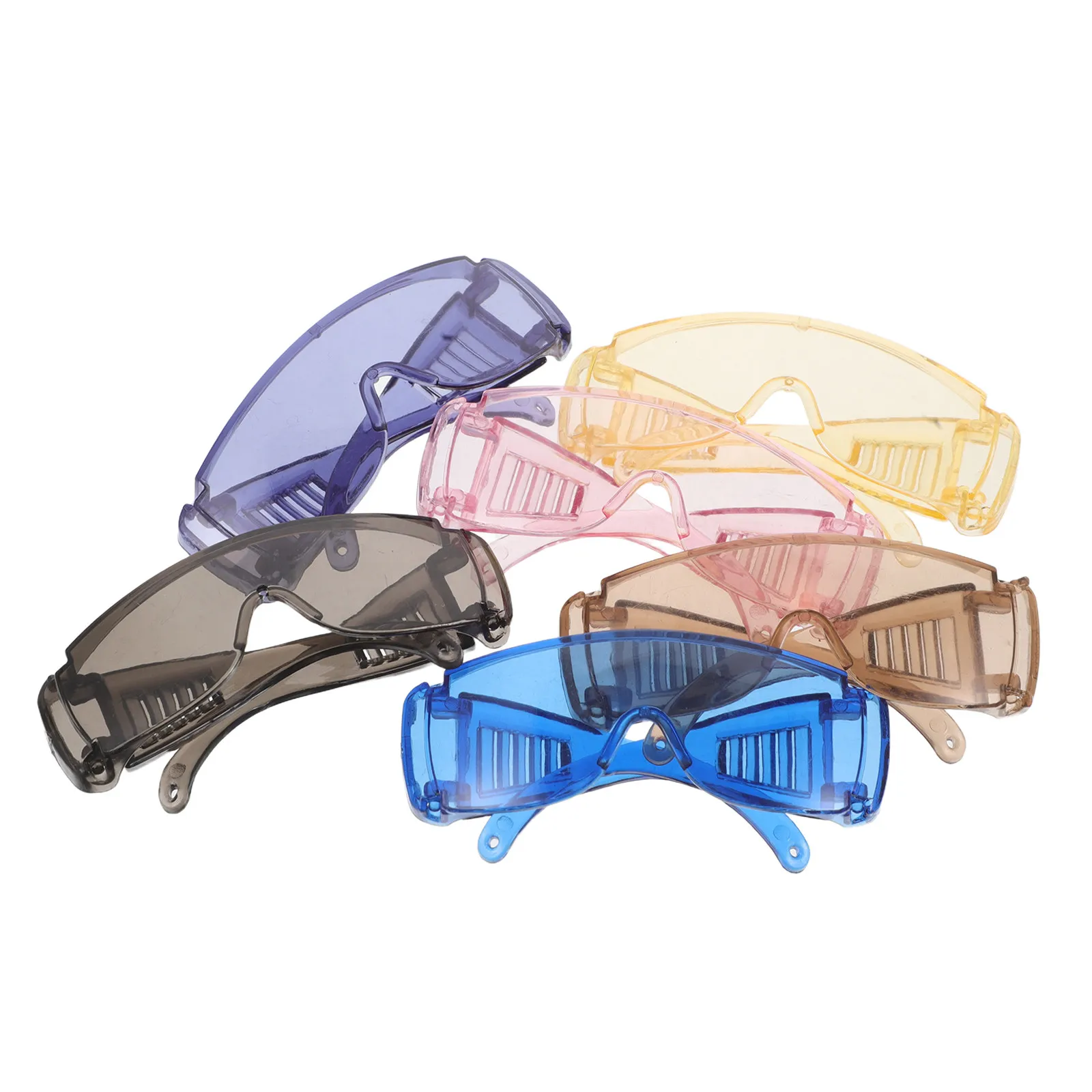 

6Pcs Mini Goggles Multicolor Steampunk Eyewear Accessories Costume Dress Up Halloween Swimming Multicolor Mini Goggles for