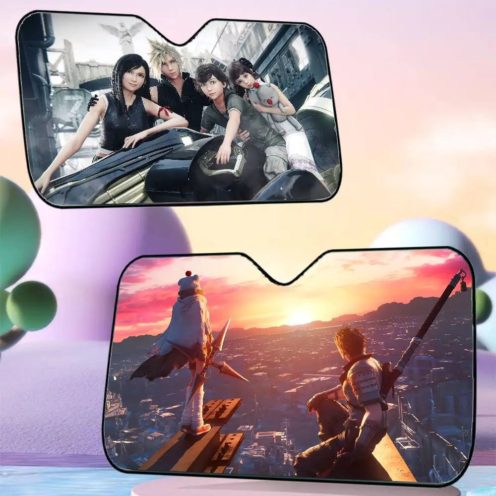 

Game Final-Fantasy VII Car SunShade Car Sunshade Window Sunshade Sunblock Front Windshield Hood Interior Front Baffle Sunshade