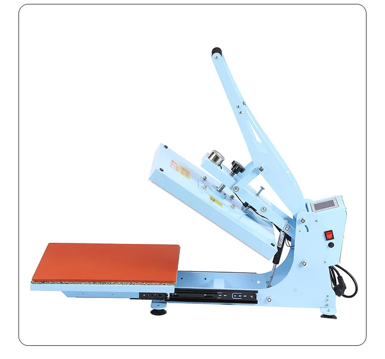 Auto-Open 33*45cm Heat Press Machine New High-Pressure Sublimation T Shirt Press with Slide Rail Automatic Grade