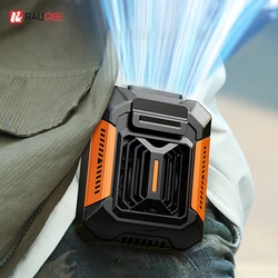 Waist Fan Portable Hanging Waist Fan For Outdoor Mini Air Cooler USB Rechargeable Wearable Clip Fan For Running Camping Sport