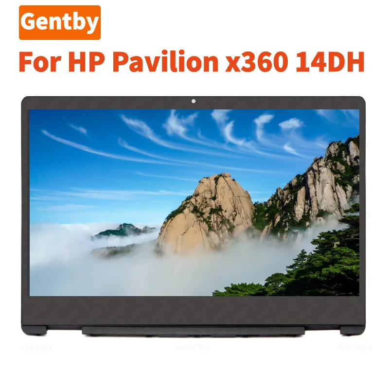 

Новинка для ноутбука HP Pavilion x360 14 DH 14-DH 14 DH0706NZ FHD сенсорный экран дигитайзер ЖК-дисплей в сборе с заменой рамки