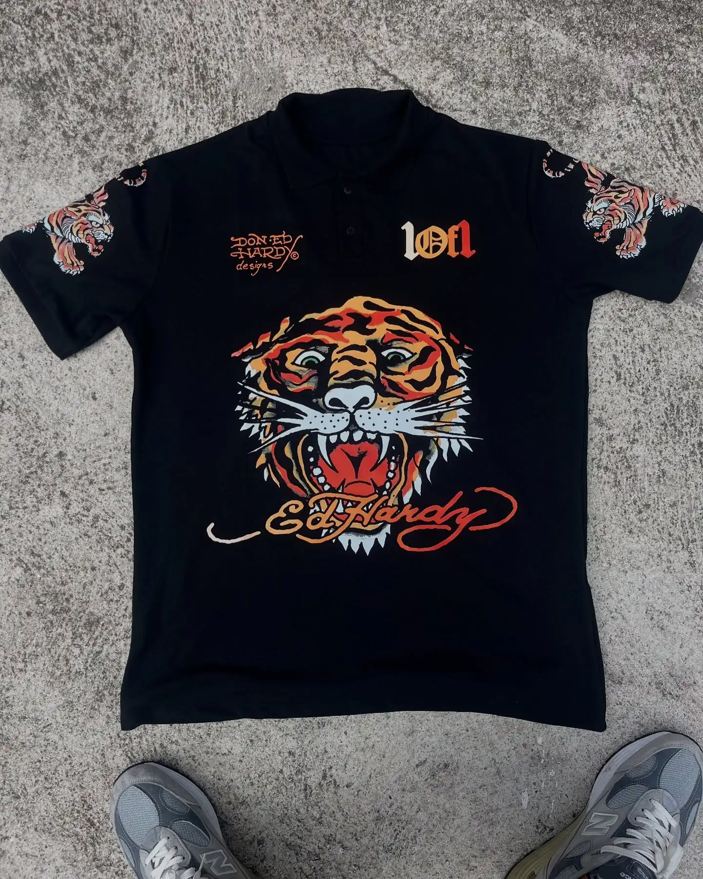 Vintage Tiger Graphic T Shirts Polo Shirt Goth Style Streetwear Harajuku Short Sleeve Y2k Tops Polo t shirt for men clothing