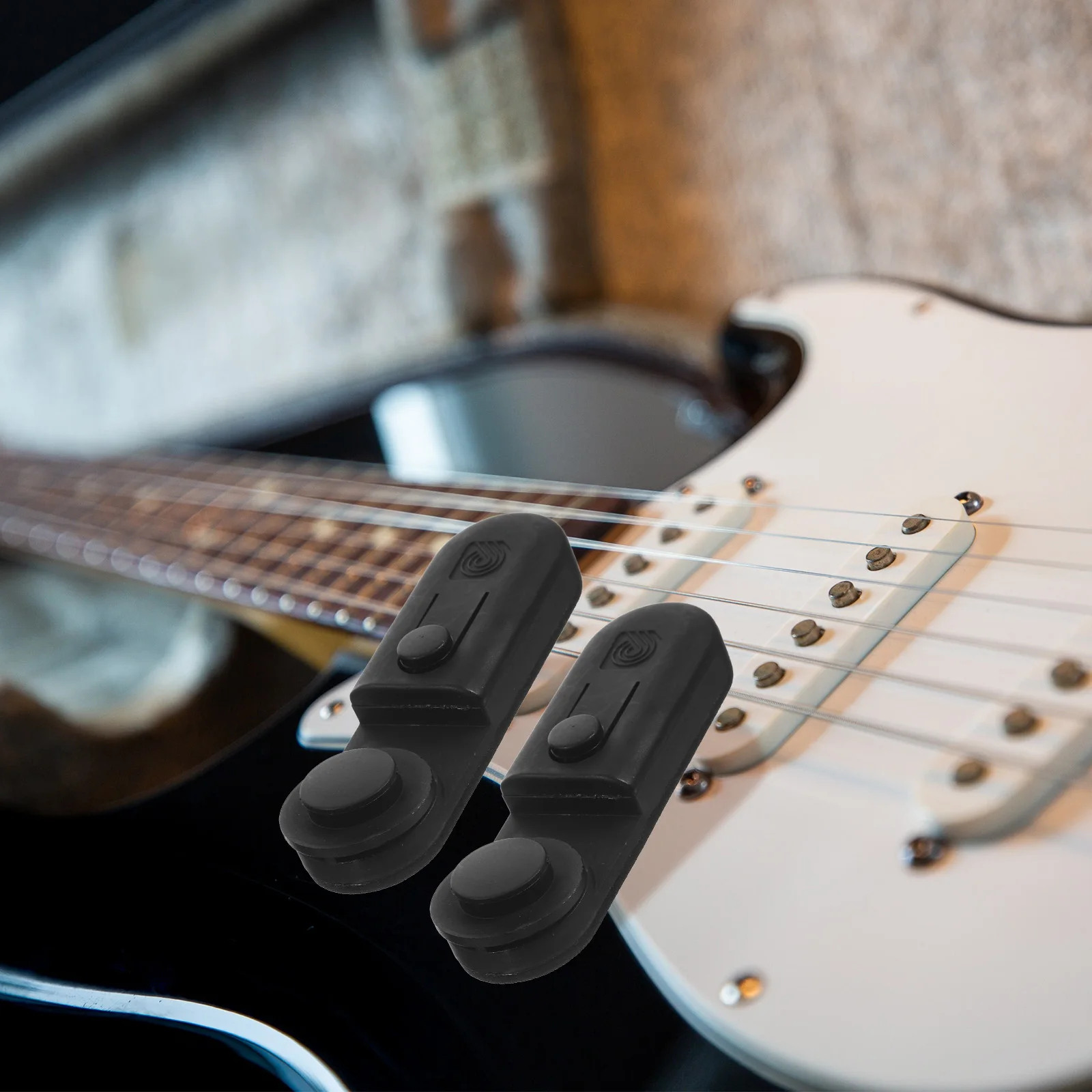 

2pcs Guitar Strap Buckle Anti Falling Strap Locks Buttons End Pegs for Electric Guitar Bass Ukulele Stability