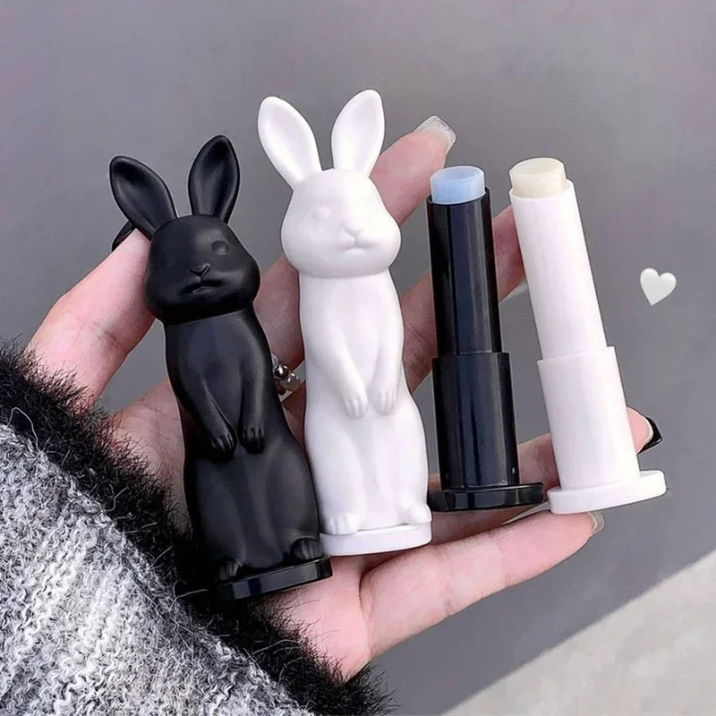 أرنب ترطيب الشفاه بلسم الأرجواني روز تينت كريستال جيلي الملونة المضادة للتشققات العناية بالشفاه ينعيم خطوط الشفاه قاعدة أحمر الشفاه الشفاف