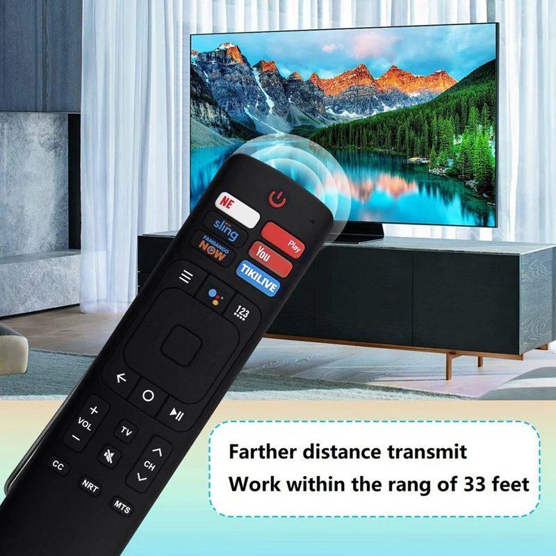 Replaced ERF3A69 Voice Remote For Hisense/Sharp Smart TV Sub ERF3A69S ERF3A69 ERF3B69S ERF3B69 ERF3R69H ERF3N69H