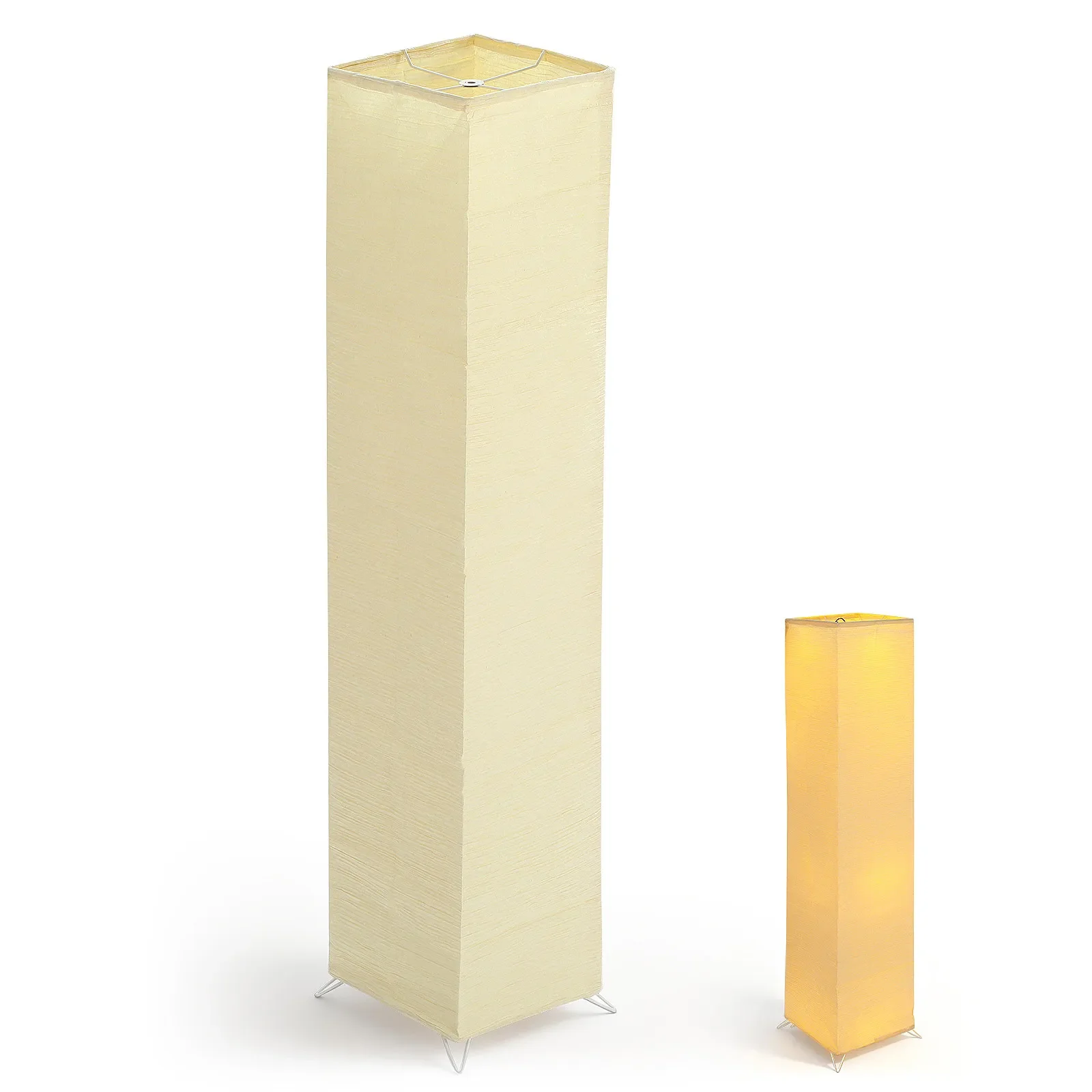 1pcs Japanese Style Minimalist Floor Lampshade 125cm Long Paper Floor Lamp Shade Home Hotel Bedroom Decoration Lamp Cover