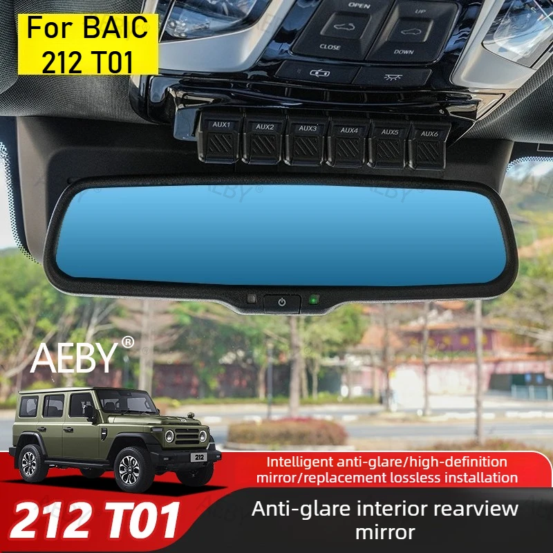 For BAIC 212 T01 Auto-dimming rearview mirror,Electronic anti-glare,Frameless light sensor,Car interior accessories