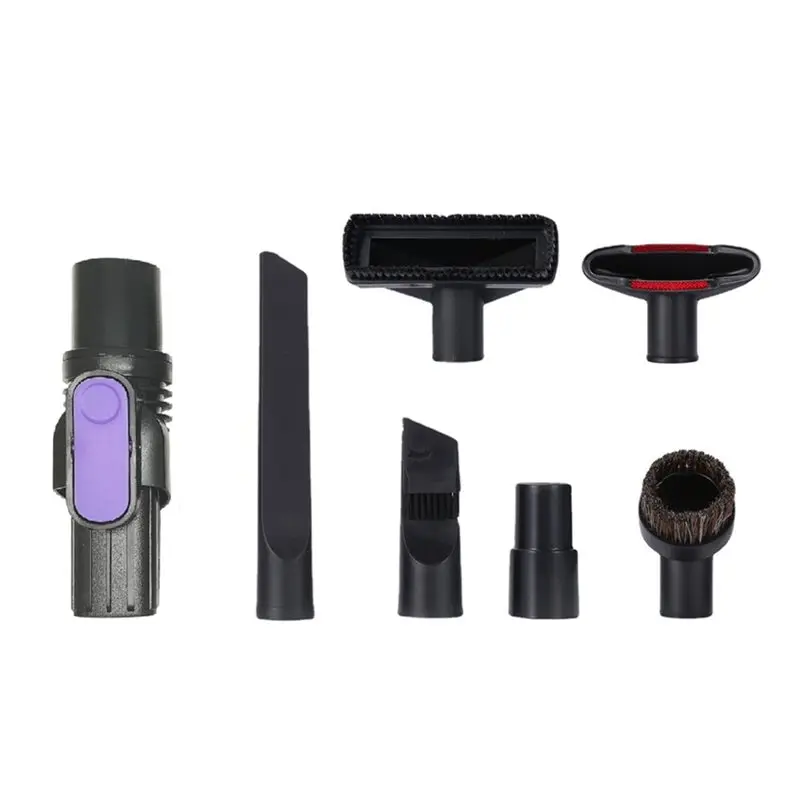 

Сменная 7 шт., щетка из конского волоса, плоская насадка для всасывания и набор адаптеров для беспроводных пылесосов Shark IX/IZ серии для домашних животных