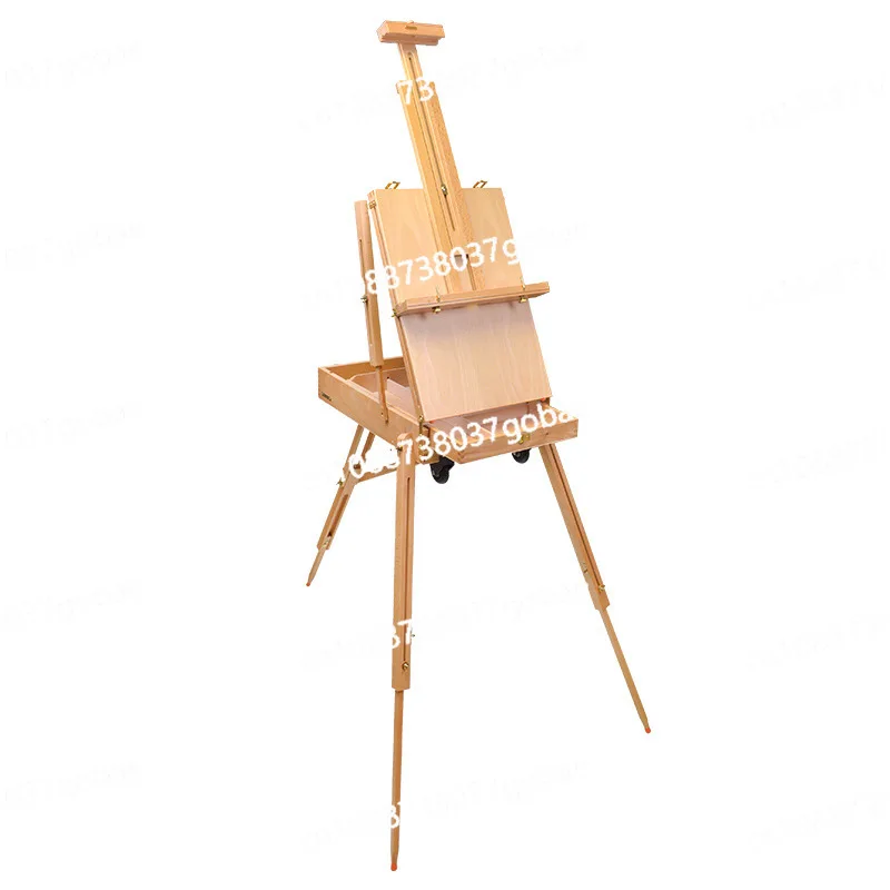 

Масляный мольберт в резервуаре, деревянная коробка для масляной живописи, коробка для масляной живописи из цельного дерева