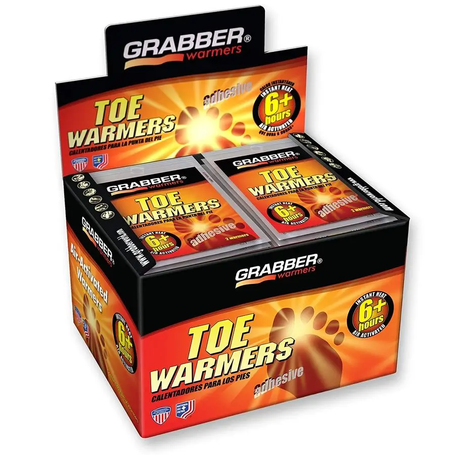 

Toe Warmers Long Lasting Safe Natural Odorless Air Activated Warmers Up to 6 Hours of Heat 40 Pair