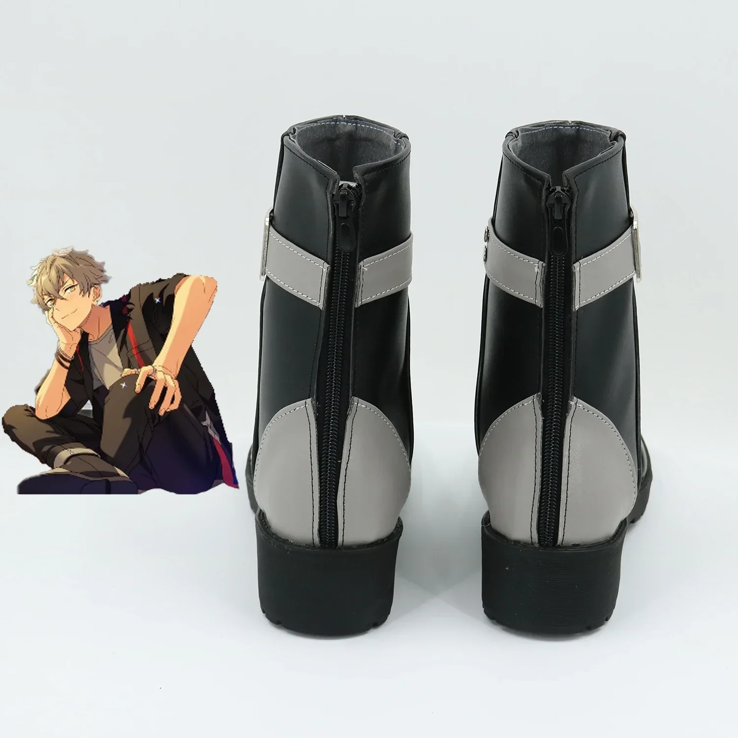 Ogami Koga Cosplay Schuhe Spiel Ensemble Stars Cosplay Stiefel Pu Lederschuhe Halloween Karneval Requisiten nach Maß