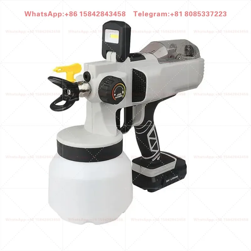 Cordless Electric Spray Gun Lithium Battery Paint Formaldehyde Disinfectant Sprayer Tool