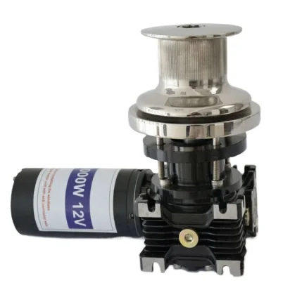 Customizable DC Electric Winch Anchor Winch 12/24v Motor 600W Max. Load 190 kg Rope Size 12 mm