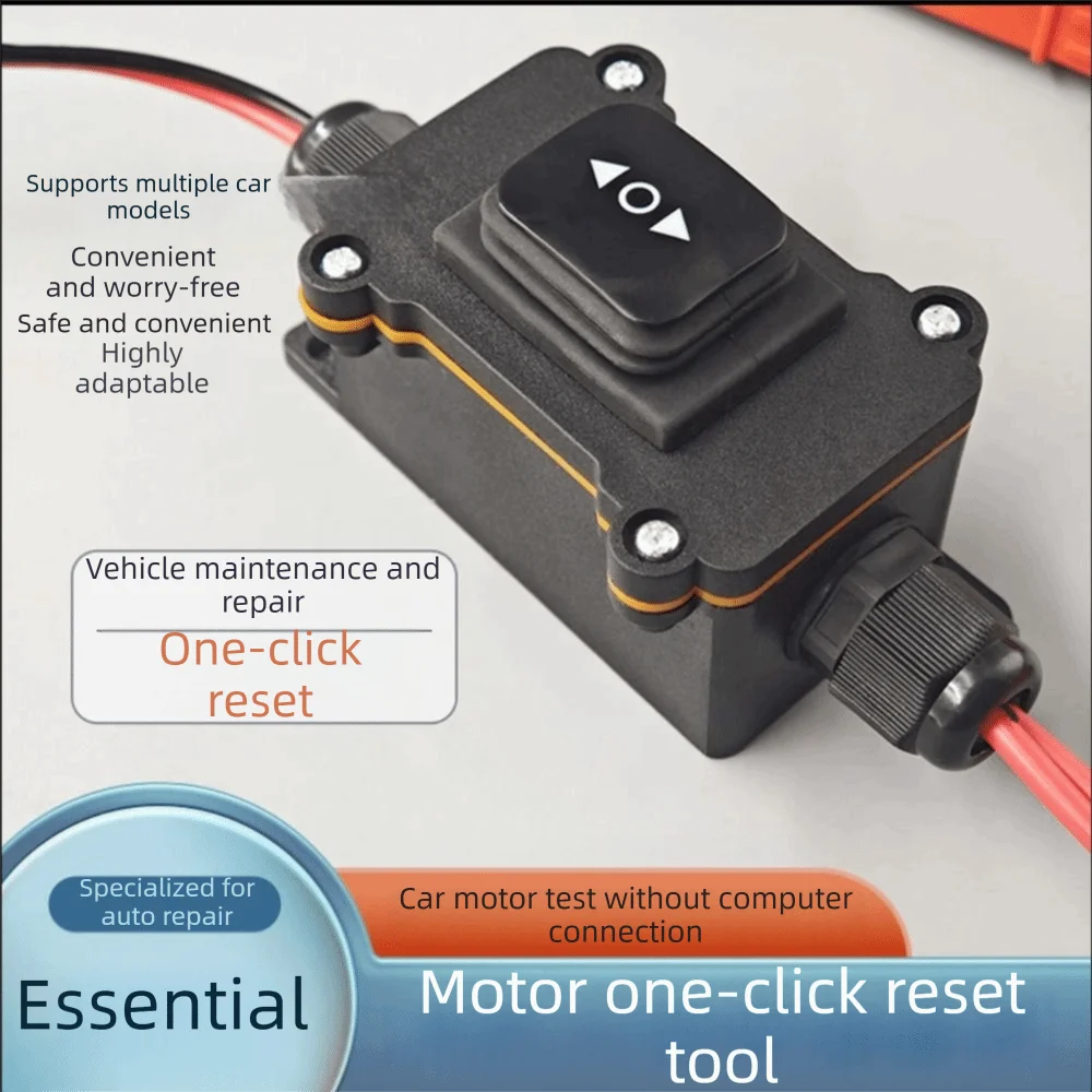 

One-Click Operation Electronic Brake Caliper Reset Tool Heavy-Duty Alligator Clips No Computer Needed Special Service Tool