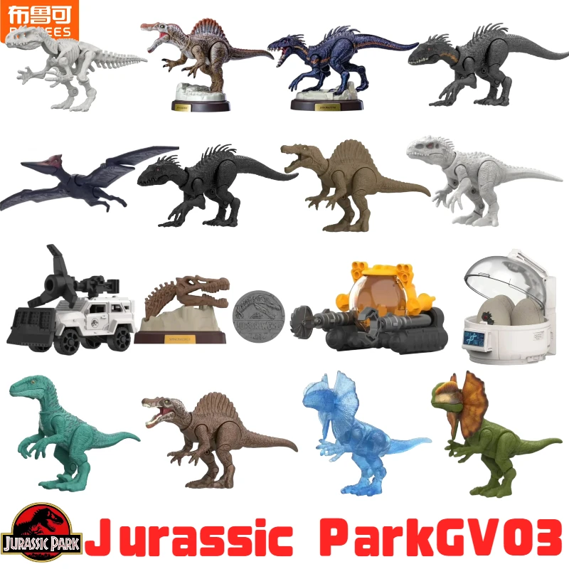 BLOKEES Jurassic World Jurassic Park Colección de Figuras de Acción Indoraptor Pteranodon Dilophosaurus Spinosaurus Juguetes de Pteranodon