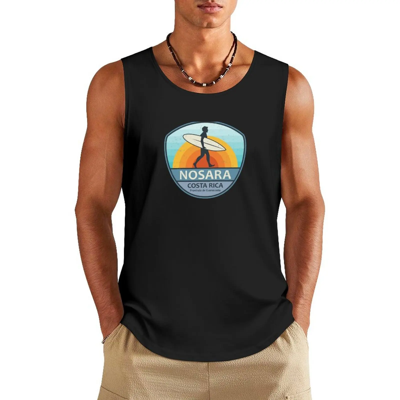 

Nosara, Costa Rica Tank Top Men's tops Male vest men clothing T-shirt man