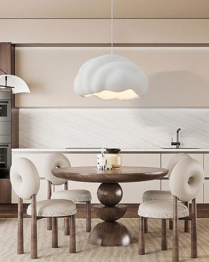 Chandelier Lamp Nordic Cream Style Art Bar Lamp Creative Designer Style Dining Table LED Chandelier