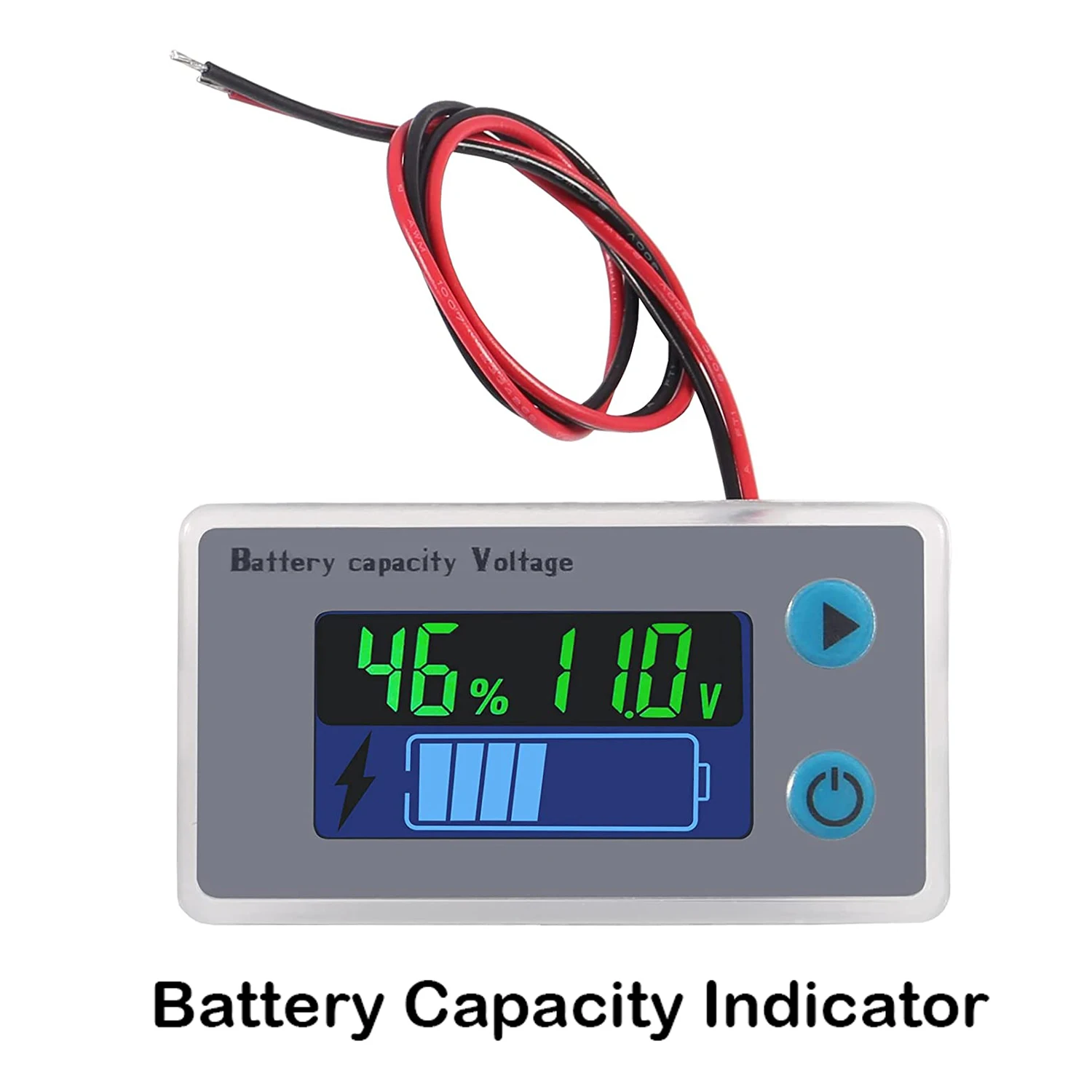 

10-100V Digital Battery Capacity Tester Universal Battery Capacity Screen Power Display Indicator 12V 24V 36V 48V