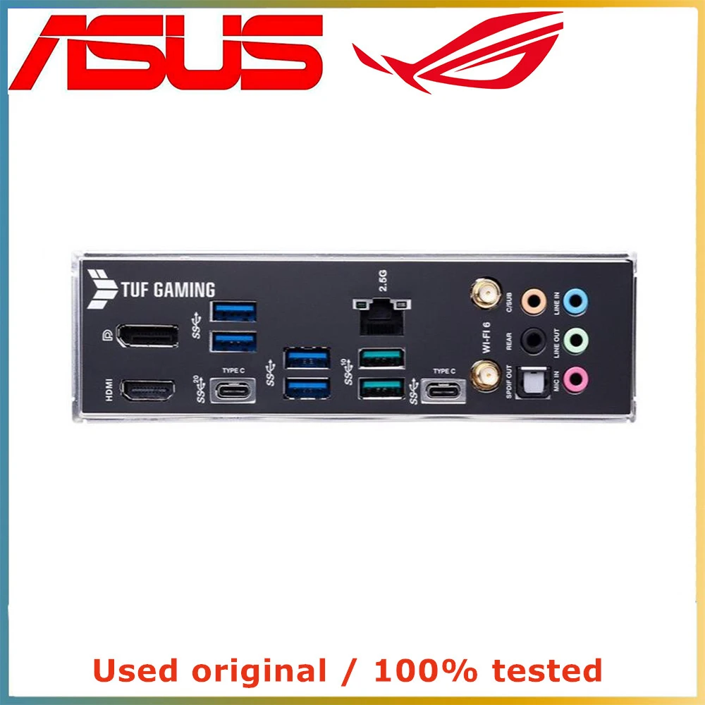 For ASUS TUF GAMING Z690-PLUS WIFI D4 Z690128GB PCI-E 5.0 4 × M. 2 ATX Motherboard