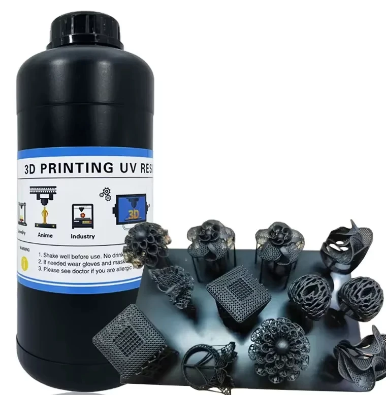 

Best 405nm LCD 3D Printer Castable Resins Black Color Liquid Wax Casting 3D Resins for Jewelry Molds Casting 500g 1000g