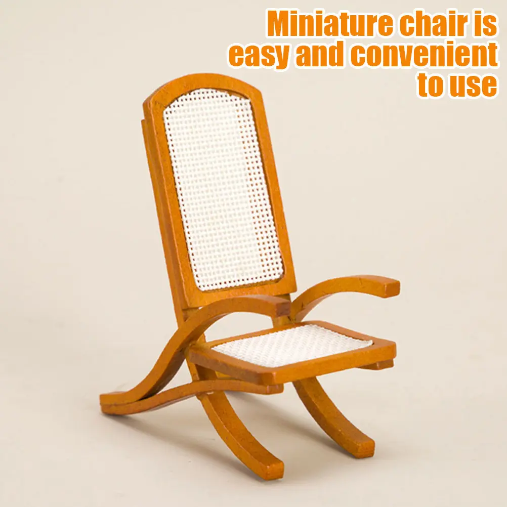 

2 шт. миниатюрных винтажных кресел из ротанга, маленькие, легко хранить, для ландшафтного декора, миниатюрное кресло для мини-домика, настольная мебель