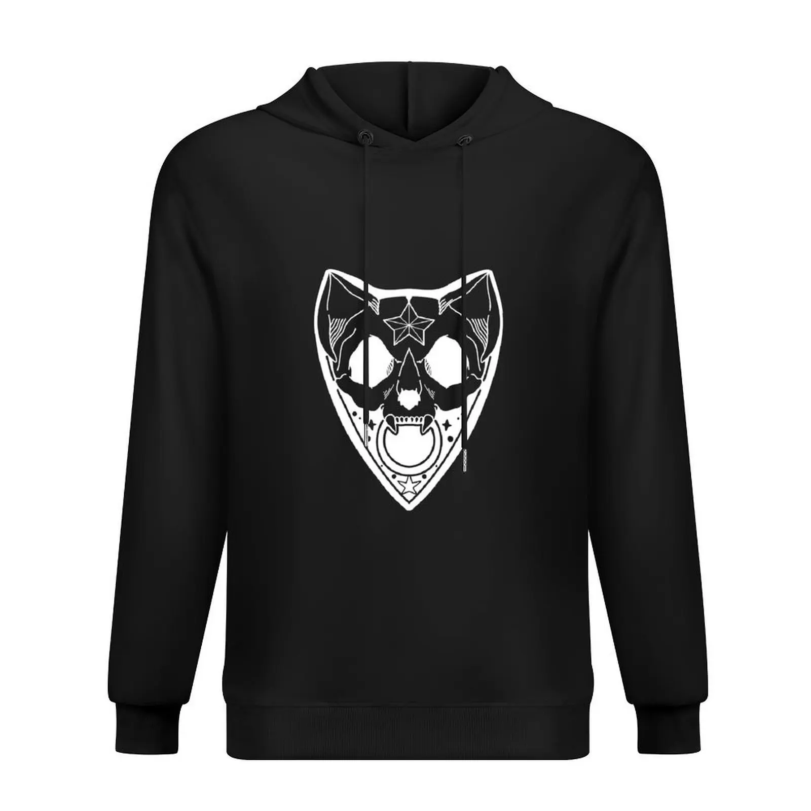 

White Witch cat Hoodie blouse autumn jacket men men's coat hoodie for men