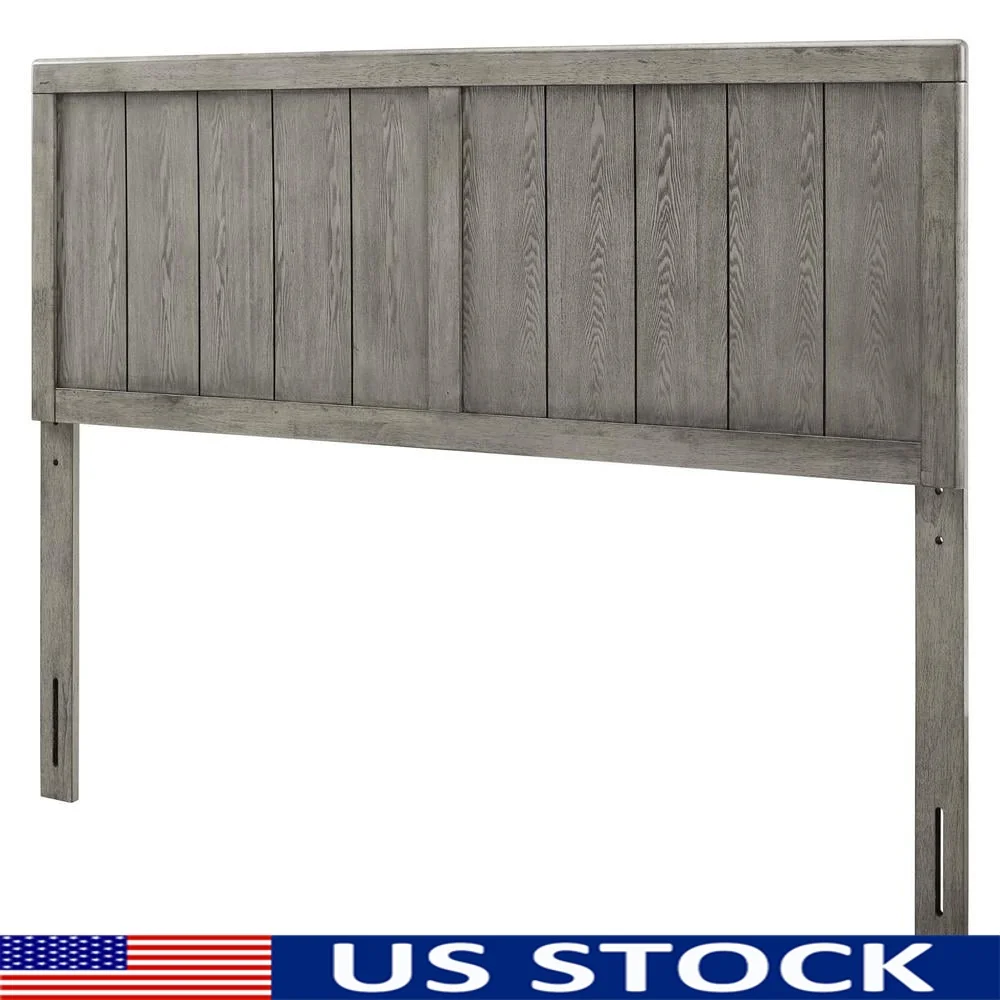 

Современное деревянное изголовье кровати King в стиле ретро, сменный каркас кровати, совместимый, прочная конструкция из МДФ из каучукового дерева, настраиваемая