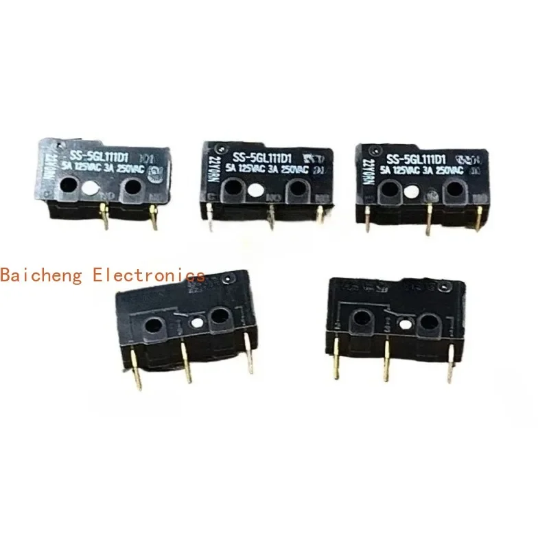 10PCS SS-5GL111D1 Handle Micro Motion 3-Foot Bending Travel Limit Switch 5A125V