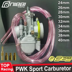 Nibbi 2t 4t pwk Vergaser pwk24/26/28/30/32/34/36/38/40mm Vergaser mit Power Jet 125cc-600cc Yamaha Suzuki Rennmotorrad