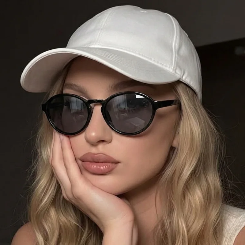 European American Stylish Sunglasses Woman Oval Shape UV Protection Women Sun Glasses Vacation Travelling Female Sunglass