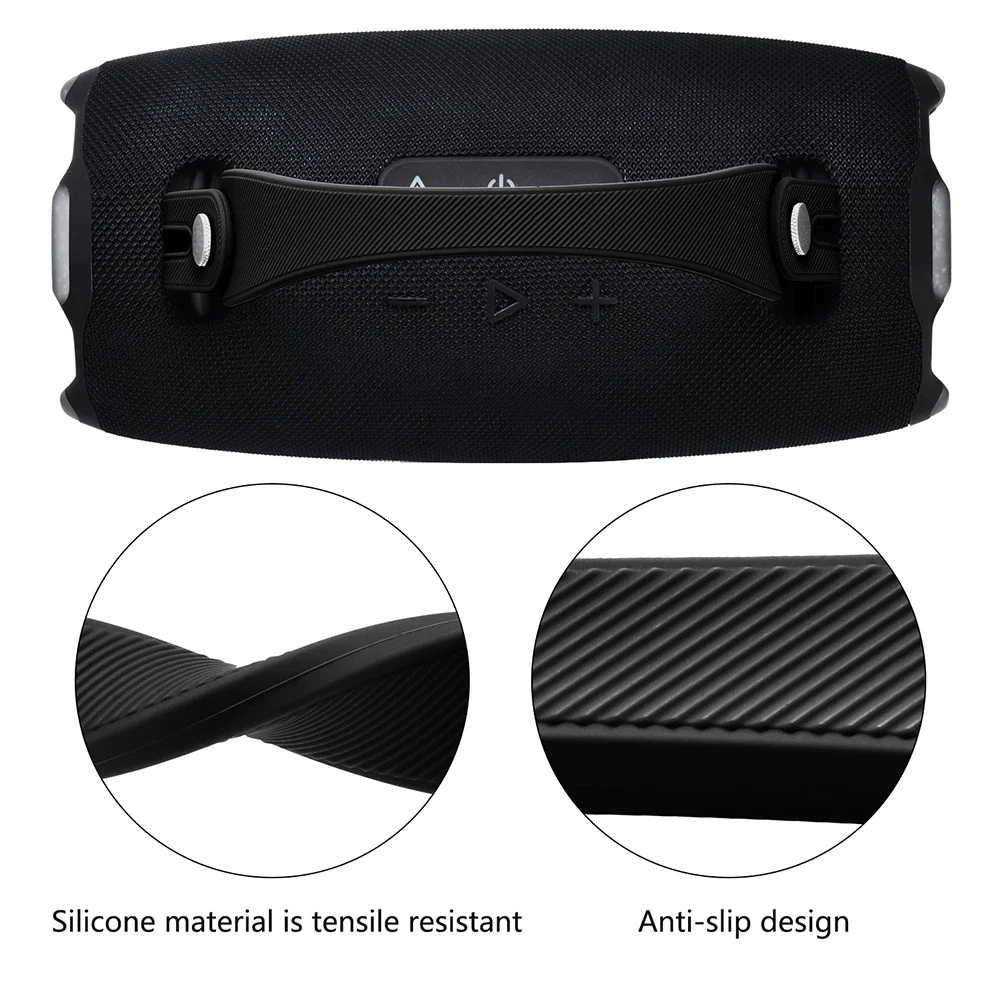 Siliconen verwijderbare luidsprekerhandgreepriem Antislip luidsprekerhandgreep Riemhandgreepband voor JBL Xtreme 2/Xtreme 3/Xtreme 4 BT-luidspreker