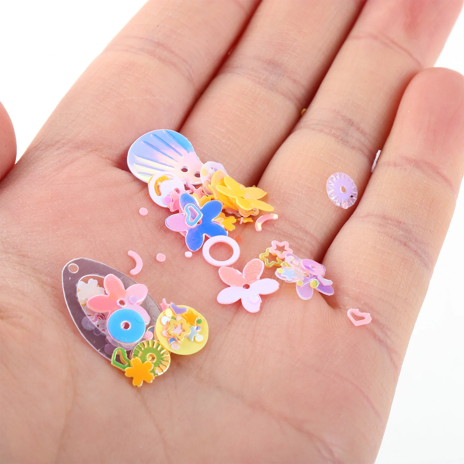 

Loose Sequins For Craft Iridescent Multi-Color Glitter Sewing Embellishments Nail Art Clothing Decor Diy Party Supplies