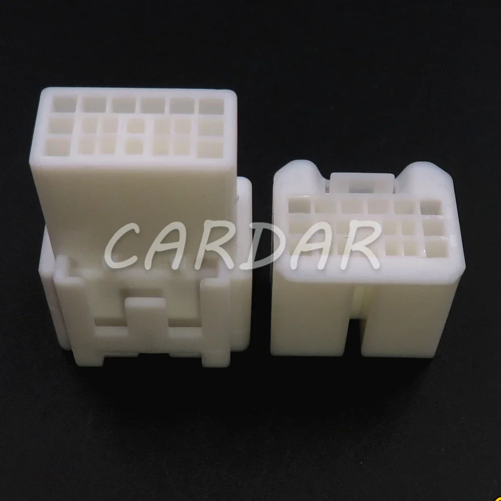 1 Set 18 Pin Auto Docking Electrical Composite Connector Car Plastic Housing Wiring Socket AC Assembly 6098-5650 6098-5659