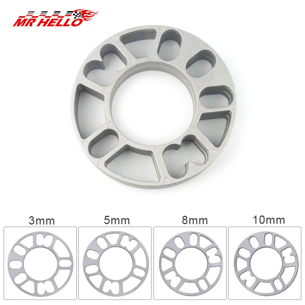 1PC Universal Auto Car Wheel Tire Spacers Adaptor Shims Plate FIT 4x100 4x114.3 5x100 5x108 5x114.3 5x120