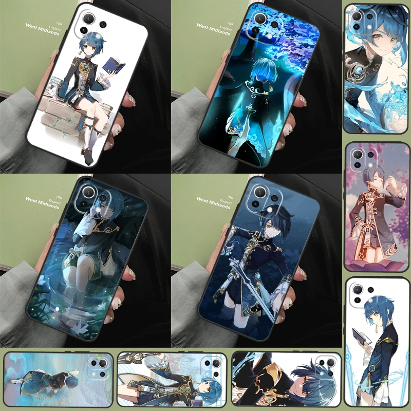 Genshin Impact Xingqiu For Xiaomi 13 12 Lite 12X 11T 12T Pro Phone Case For POCO F5 Pro X3 X5 X4 F4 GT C40 M5s F3