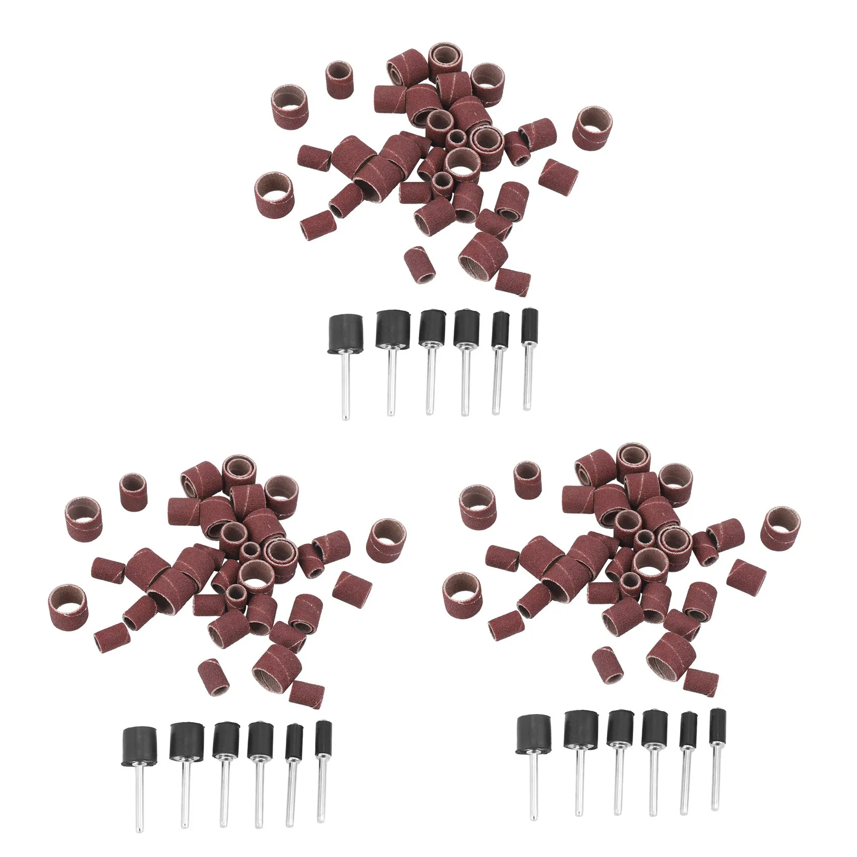 

Jumbo 153Pc Drum Sanding Kit - Fits Dremel - Includes Rubber Drum Mandrels - 1/2, 3/8 & 1/4 Inch-ABQU