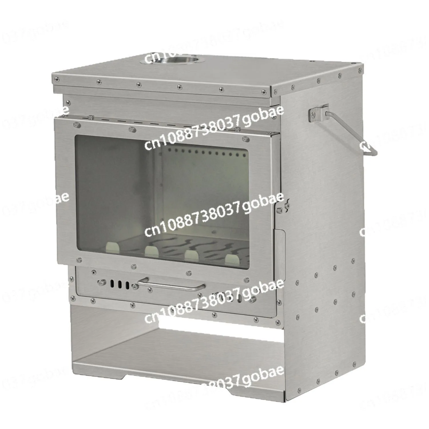 2025 Folding Woodstove Durable Portable Foldable Wood Burning Stainless Steel Firewood Stove for Outdoor Camping Heat Oneself &