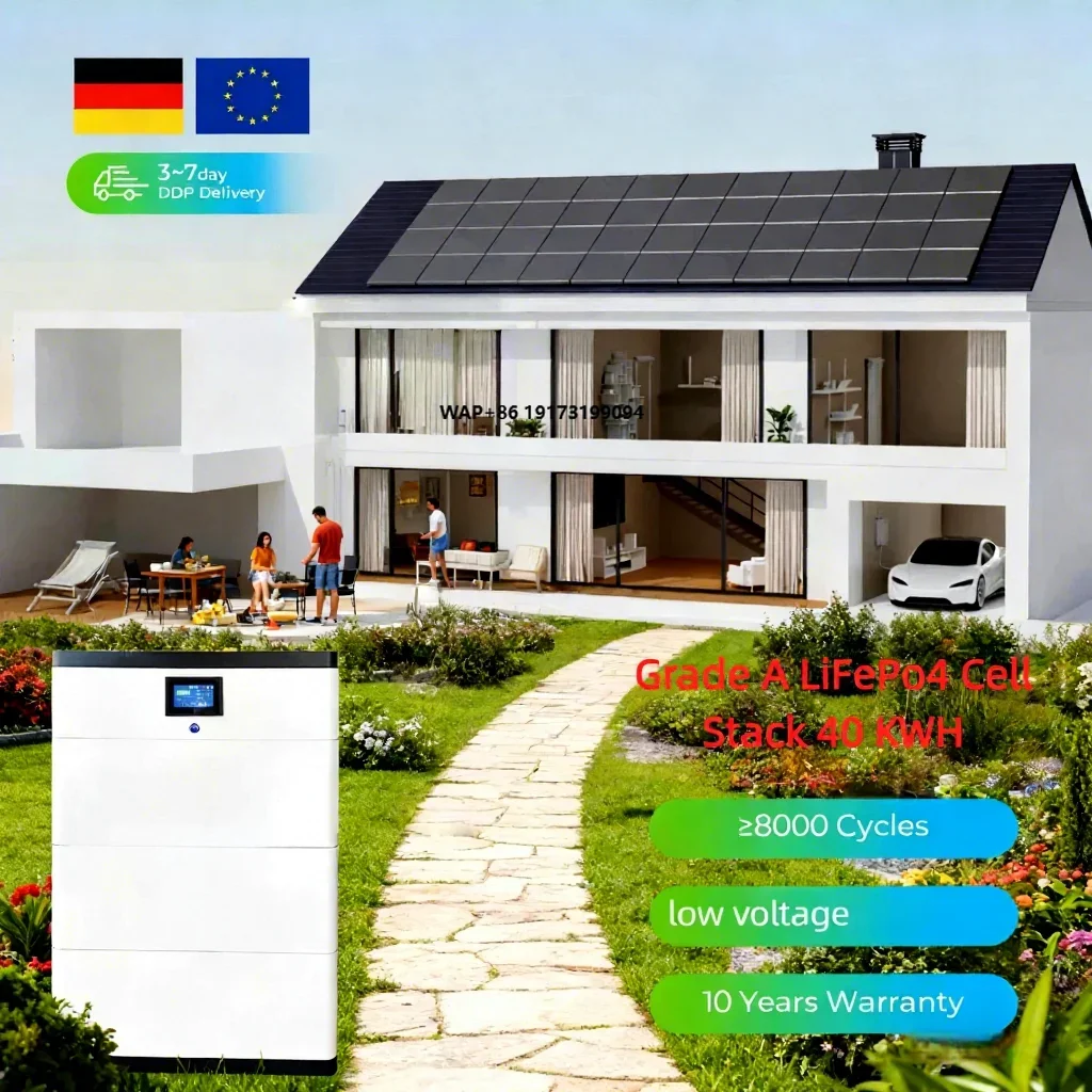 48v 10kwh 15kwh 20kwh 30kwh Deep Cycle Stack Lifepo4 Lithium Ion Phosphate Battery Pack for Electric Power with ODM OEM
