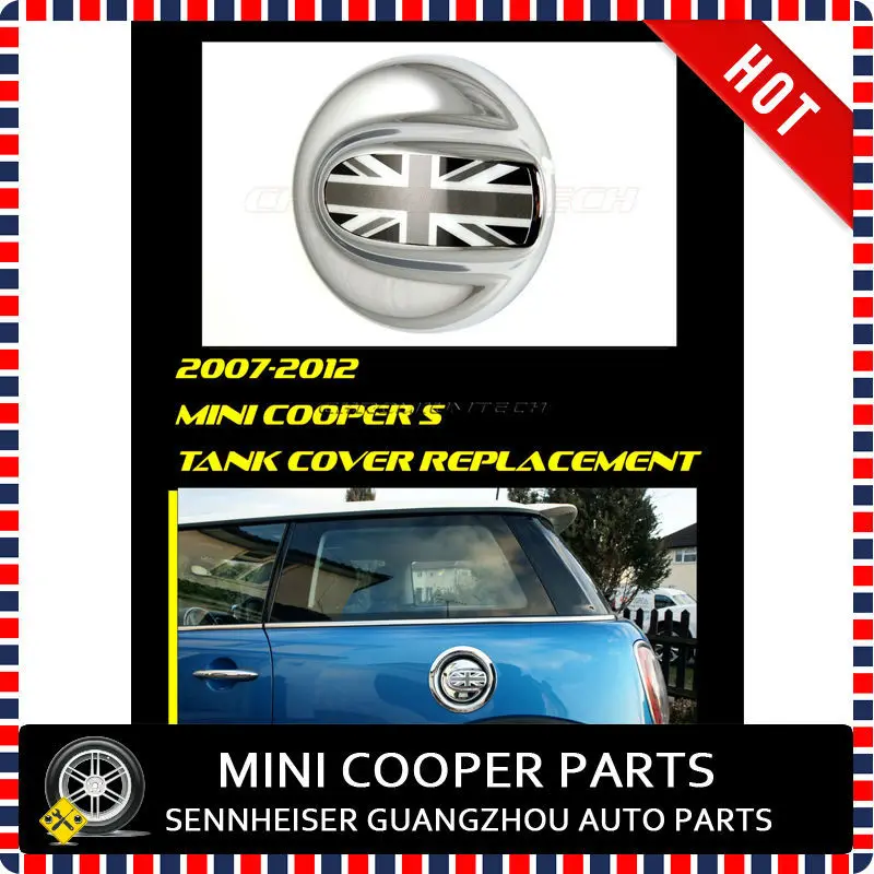 Brand New Chrome UV Protected Union Jack Style Fuel Tank Cover For mini cooper R55 R56 Cooper S (1 Pcs/Set)