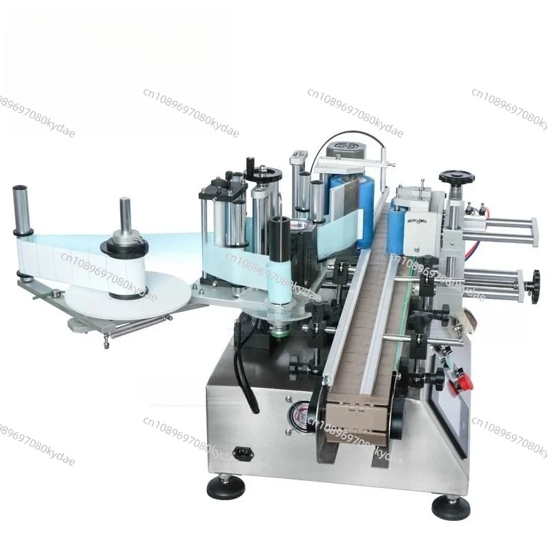 Automatic Two Side Bottle Sticker Labeling Machine With Coding Device For Liquid Soap
