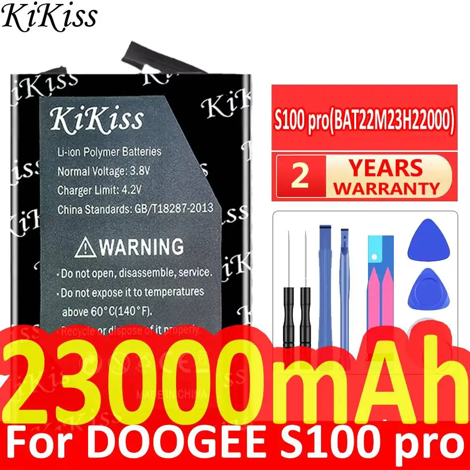 

High Compatibility Mobile Phone Battery Good Low-Temperature Performance 23000mAh For Doogee S100 Pro BAT22M23H22000